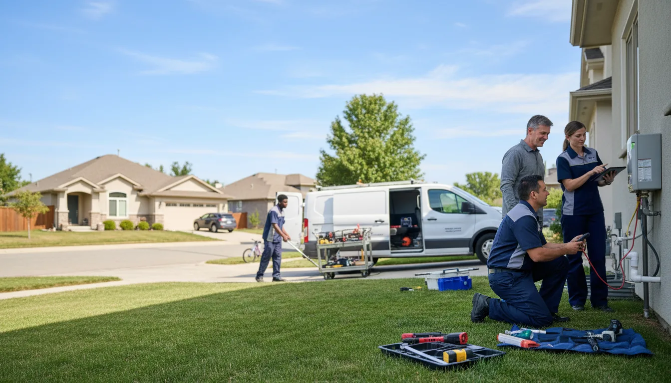 Tankless water heater service in Myrtle, MS